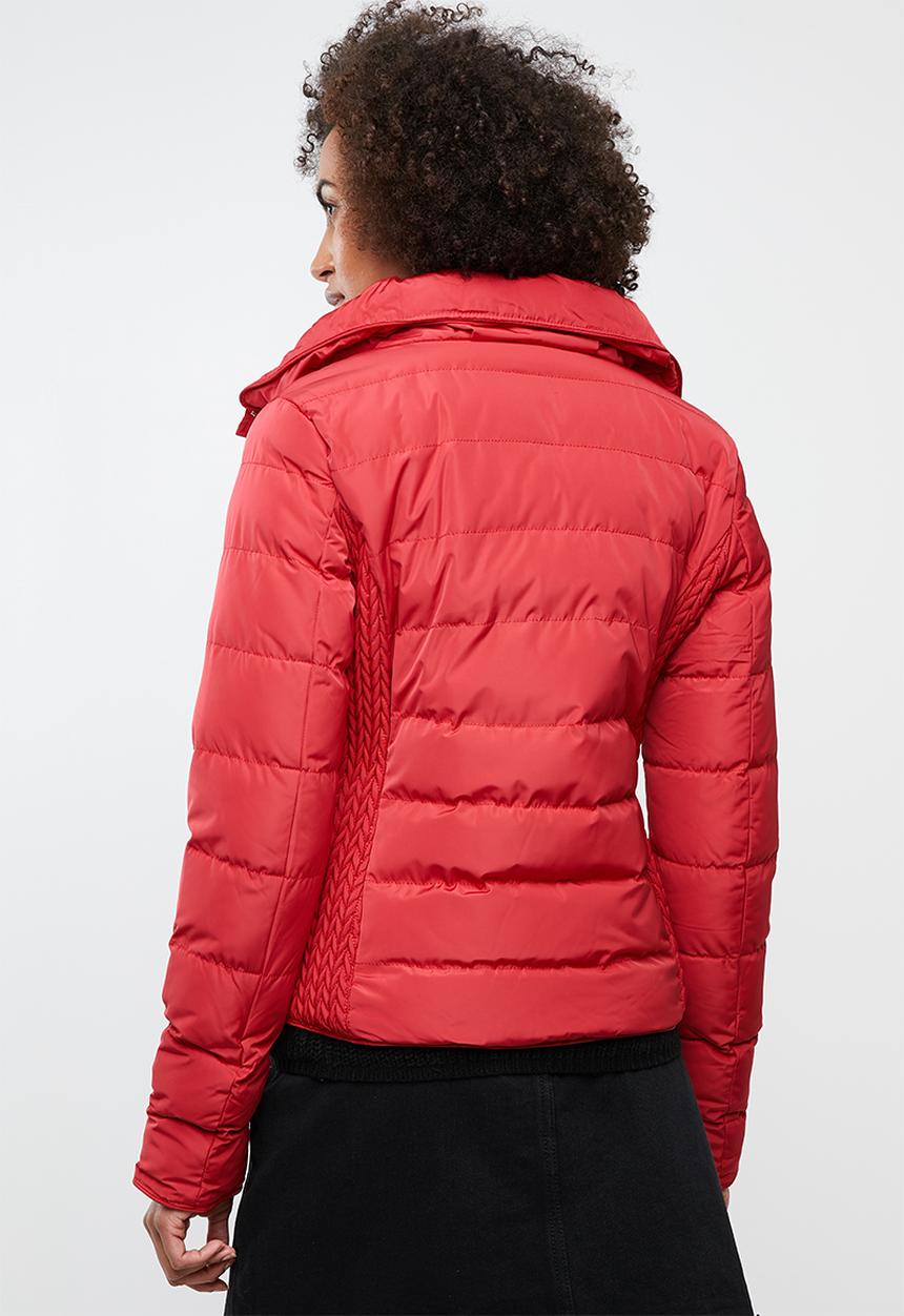 Tokyo Laundry - Chicory puffer jacket - red