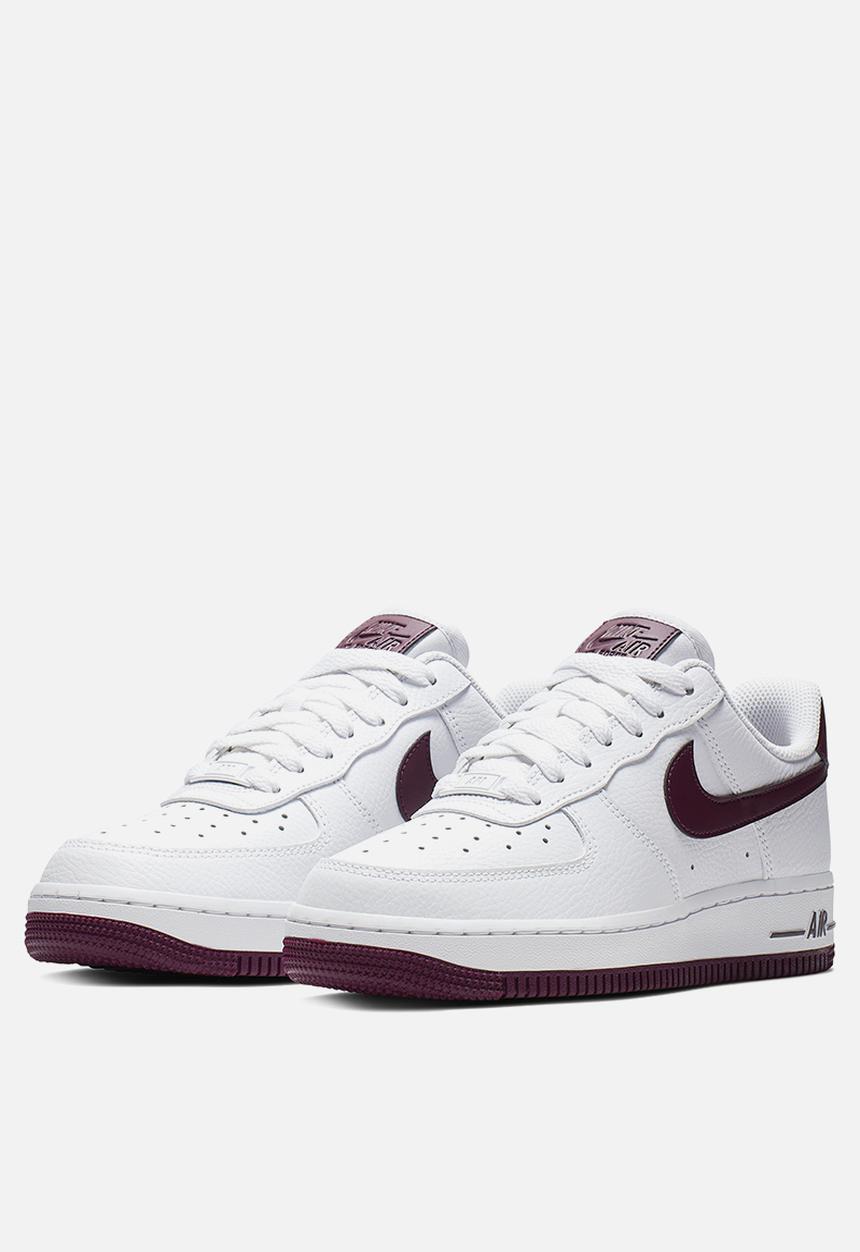 Nike - Nike Air Force 1 '07 - white/bordeaux