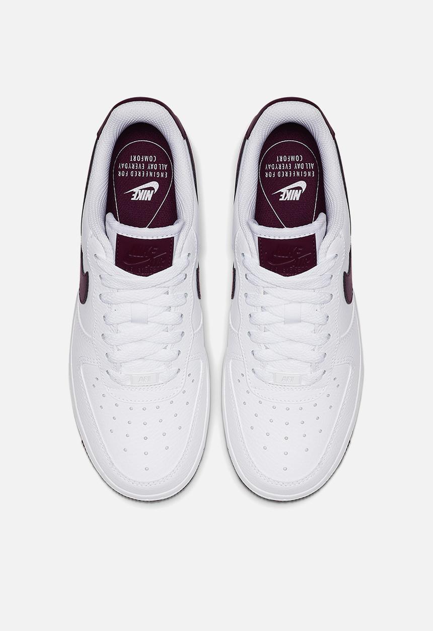 Nike - Nike Air Force 1 '07 - white/bordeaux