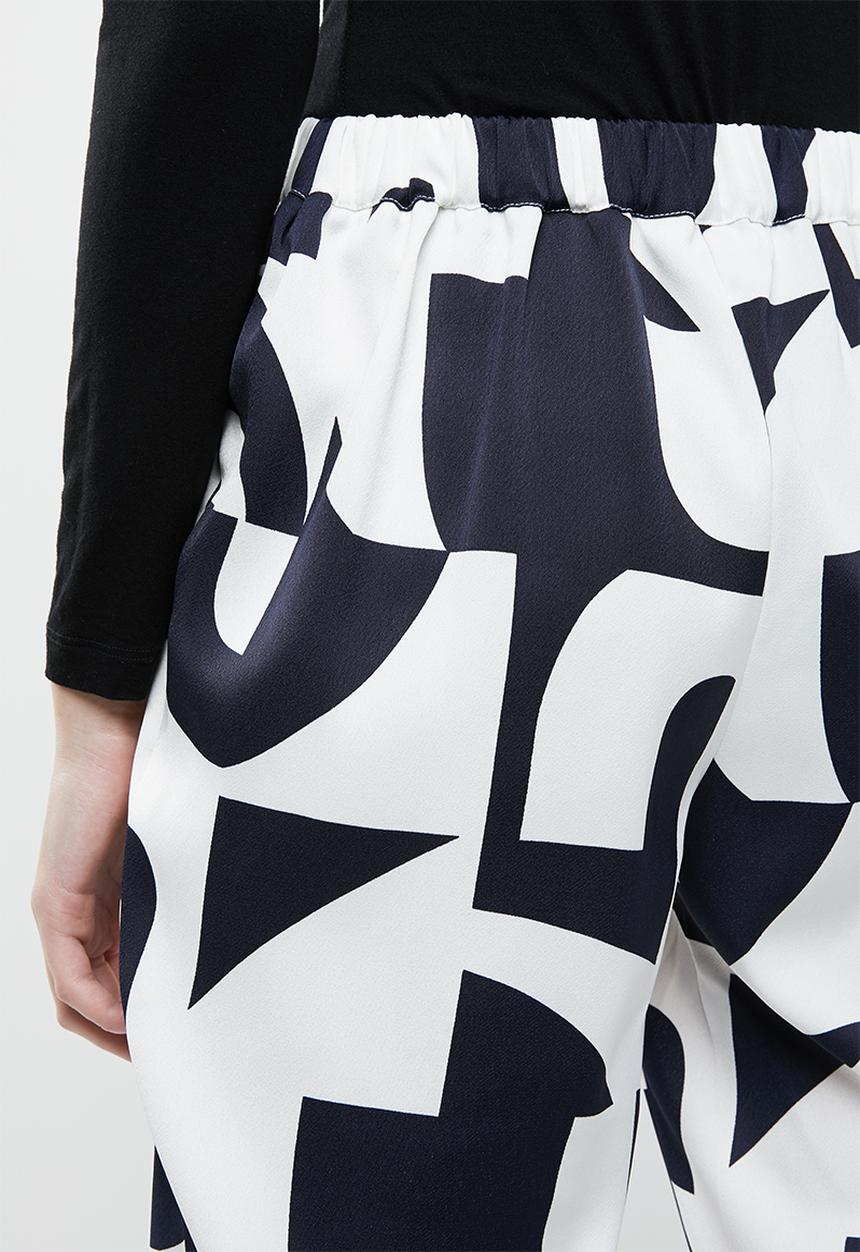 Vero Moda - Boldonia hilma ankle pants - white & navy