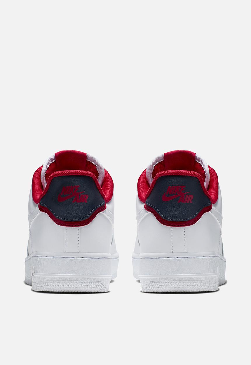 Nike - Nike Air Force 1 '07 LV8 1 - white-obsidian-university red