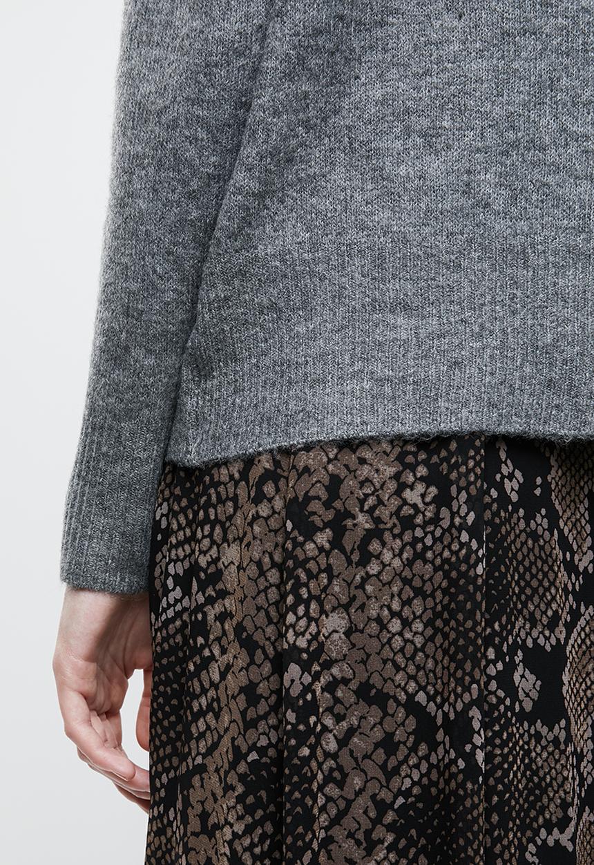 ONLY - Drea long sleeve roll neck pullover - grey
