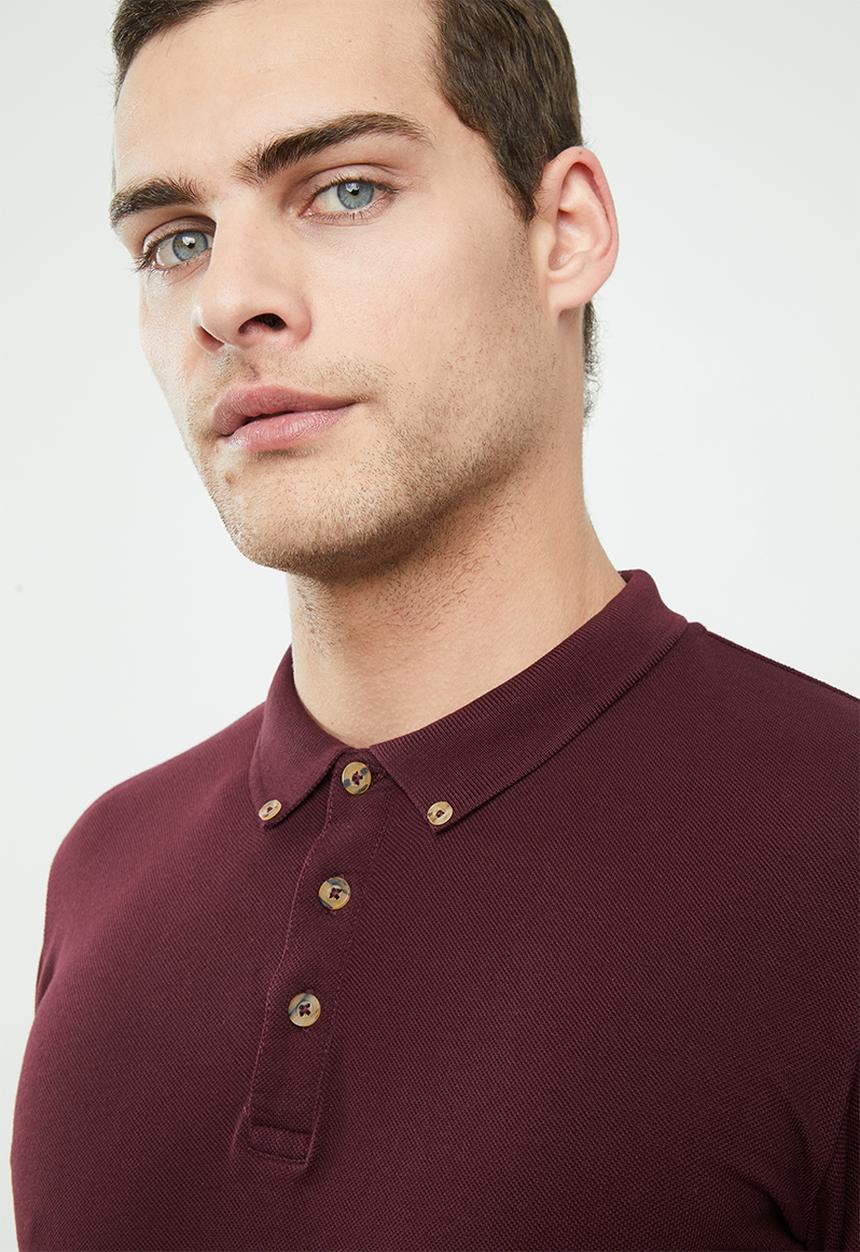 Superbalist - Pique 2 pack golfers - black & burgundy