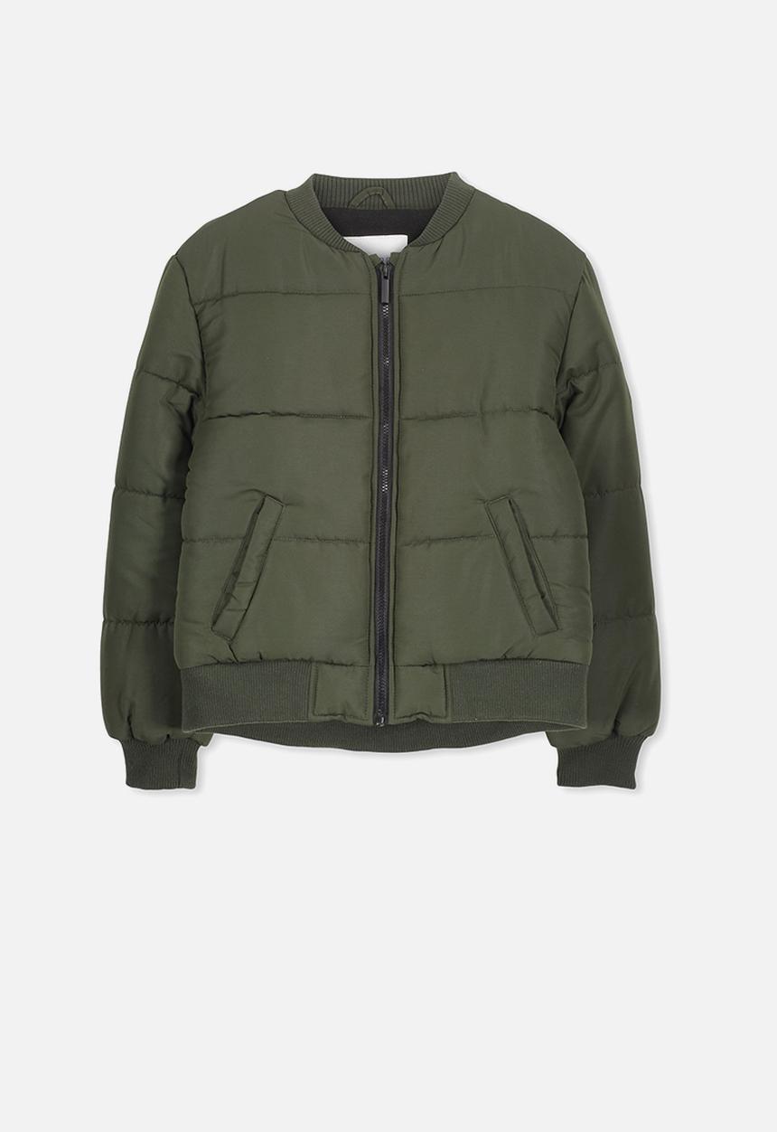 Cotton On - Hybrid bomber jacket - khaki