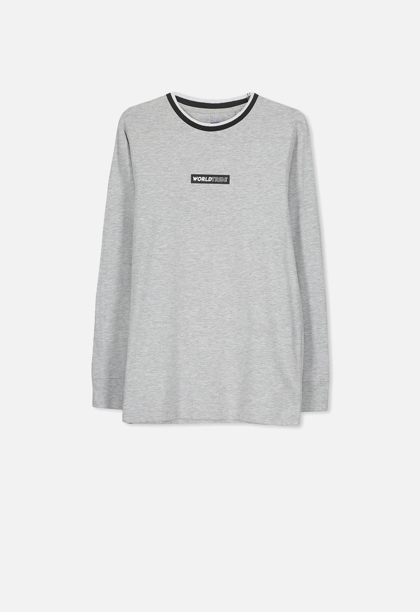 Cotton On - Long sleeve tee - grey