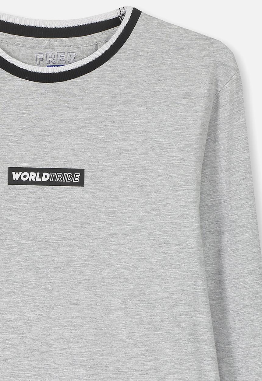 Cotton On - Long sleeve tee - grey