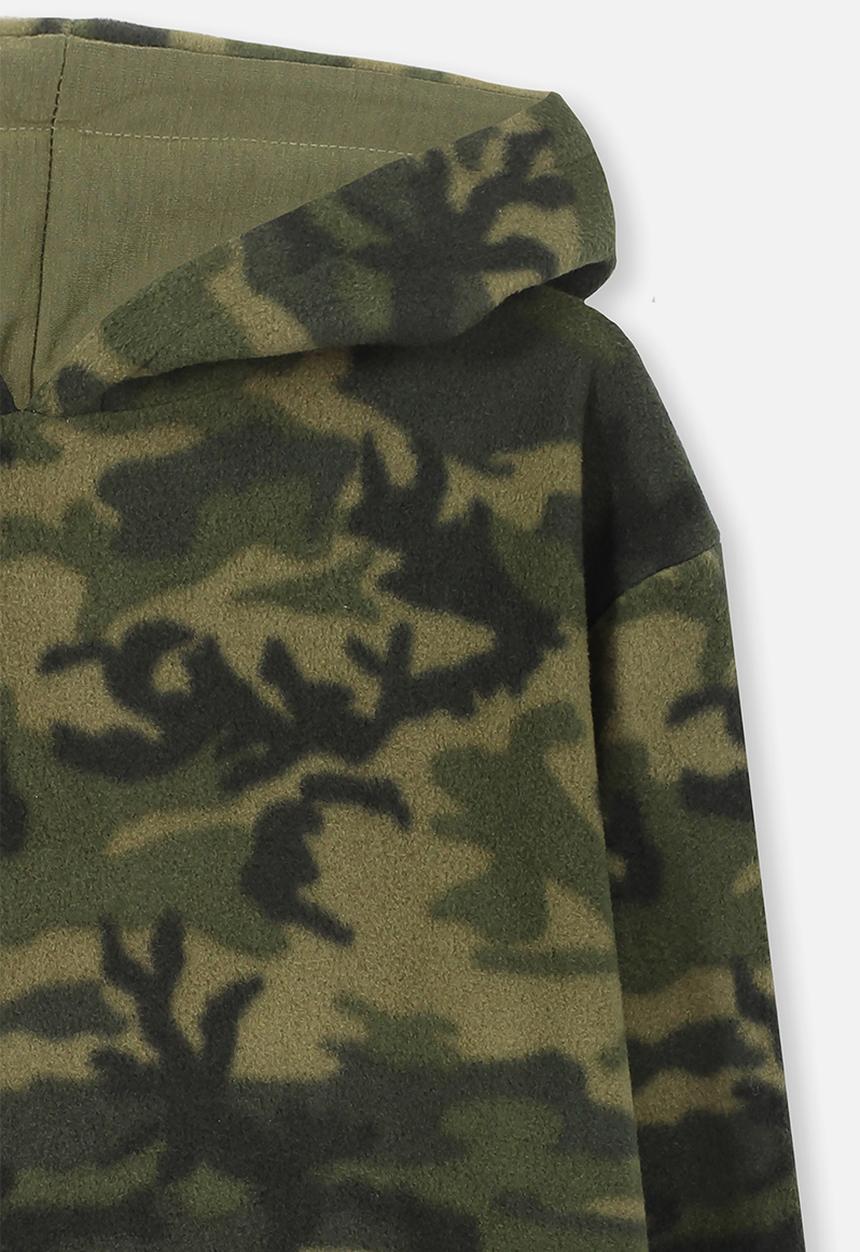 Cotton On - Camo print hoodie - green