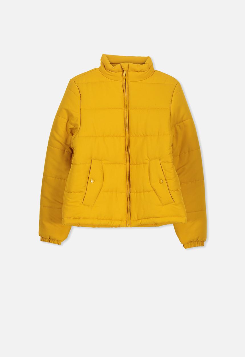 Cotton On - Adventurer puffer jacket - yellow