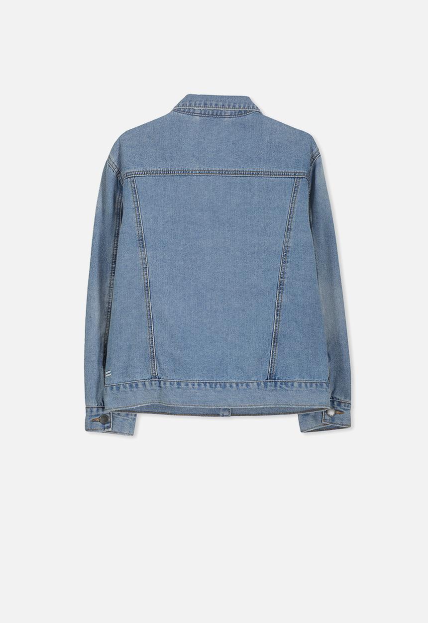 Cotton On - Equal denim jacket - blue