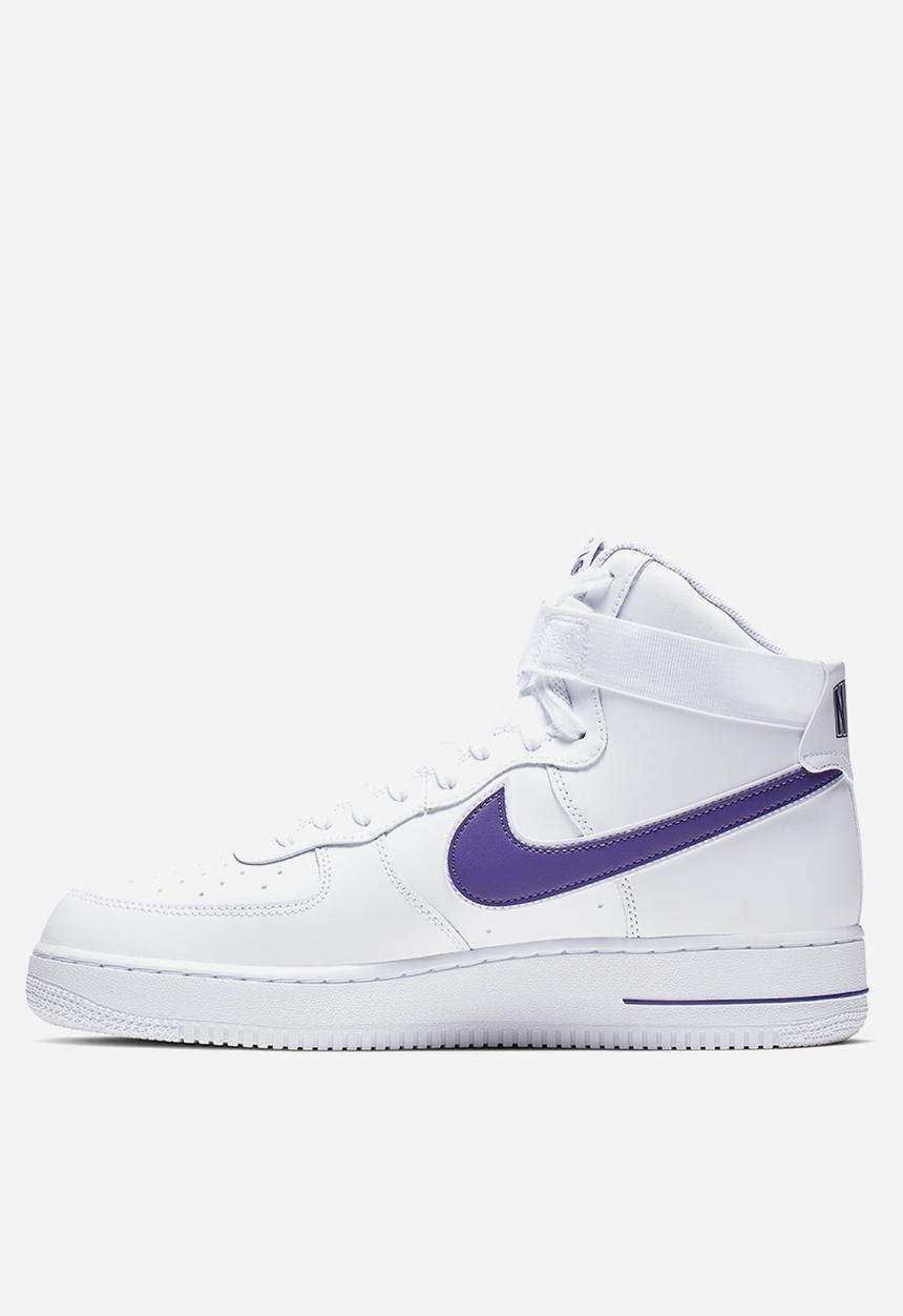 Nike - Air Force 1 High '07 3 - white/white-court purple 