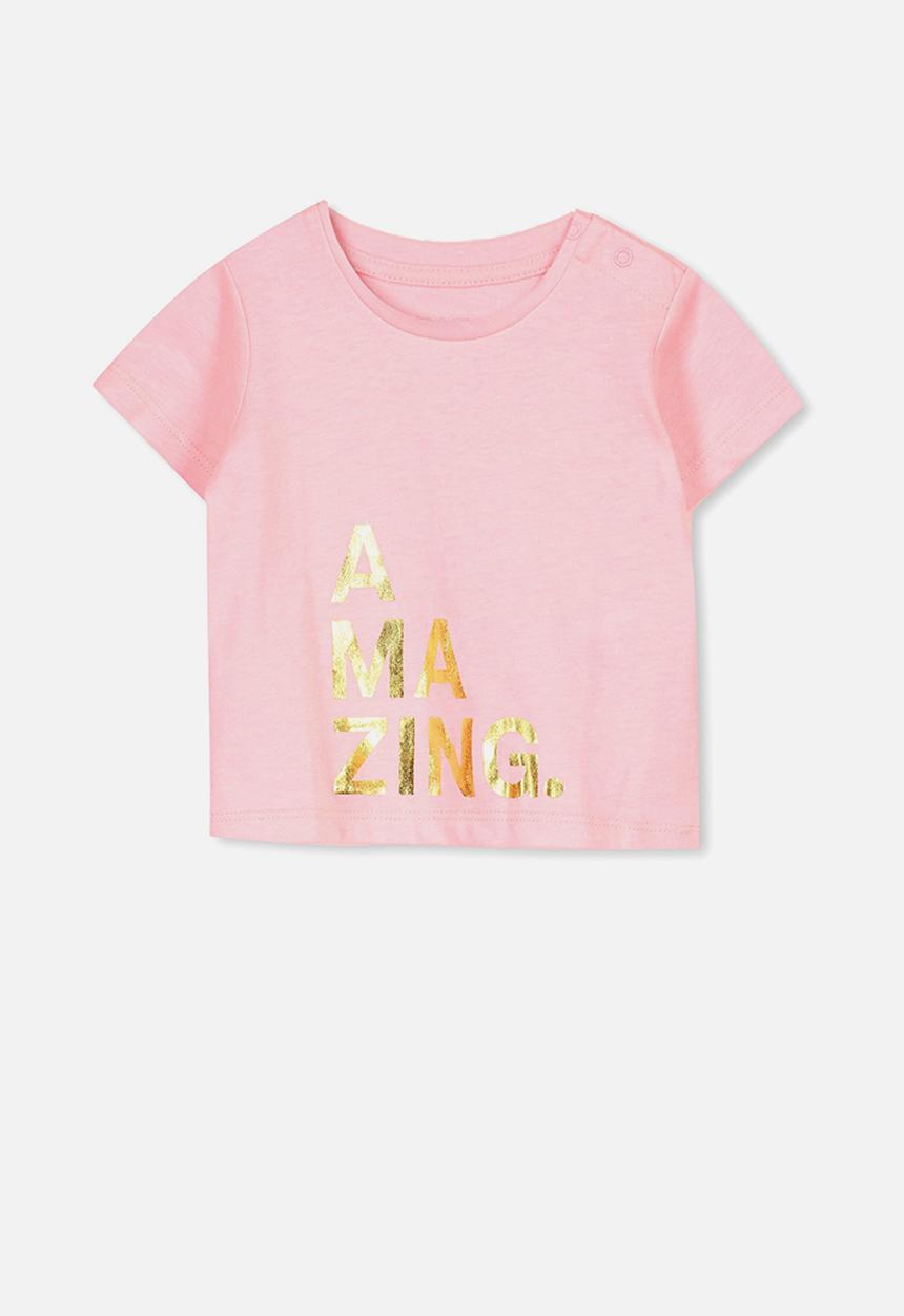 Cotton On - Jamie short sleeve tee - pink