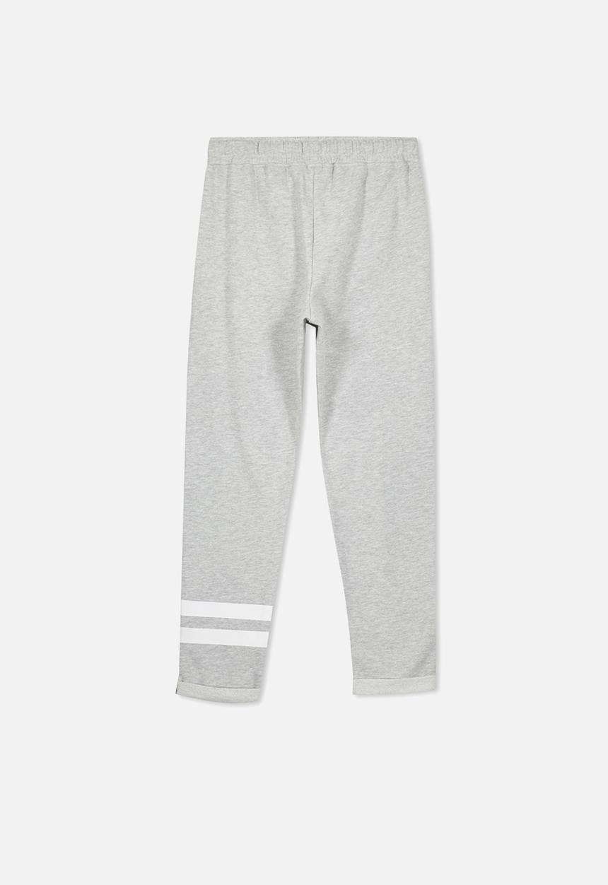 Cotton On - Track pant - grey & white