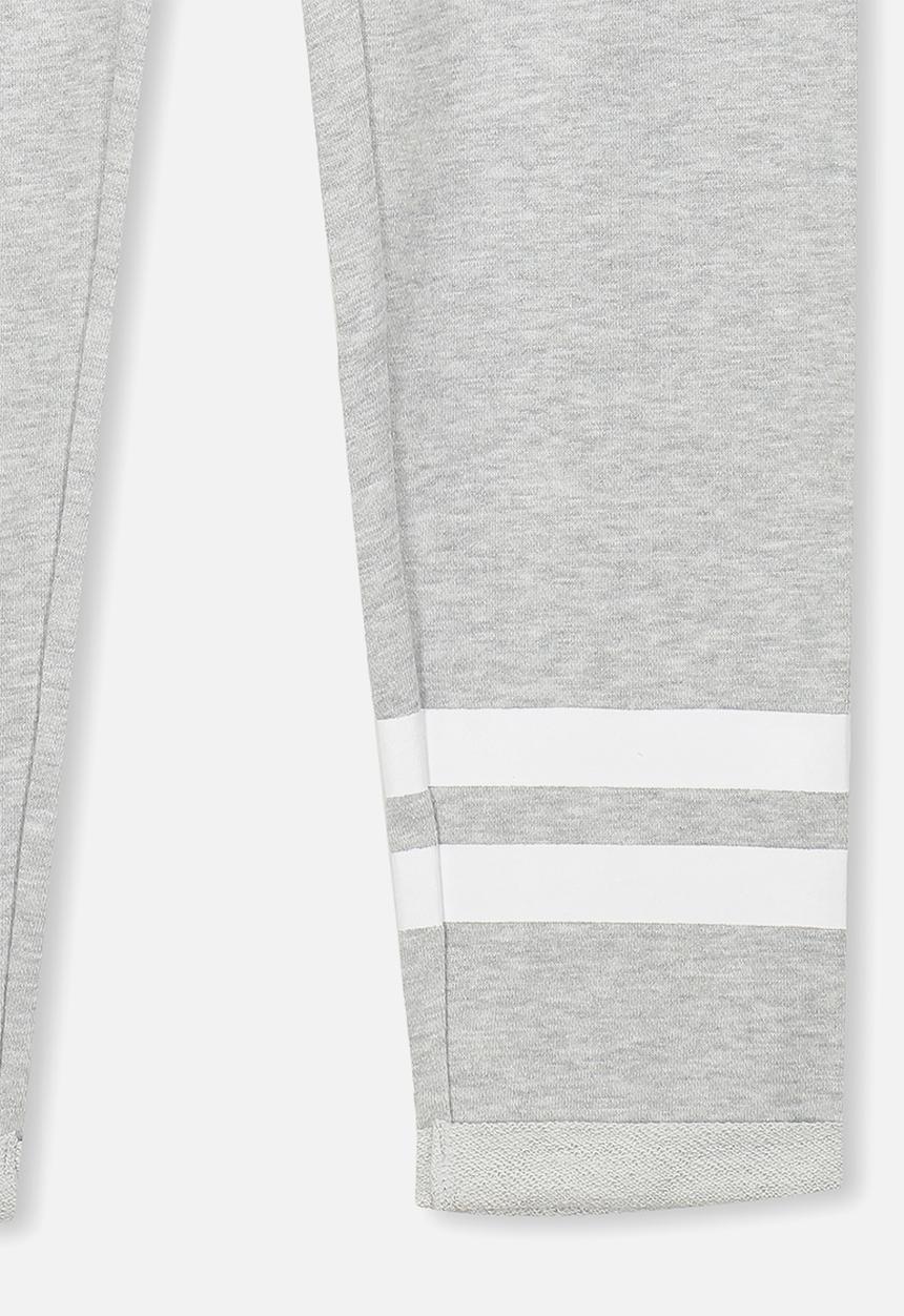 Cotton On - Track pant - grey & white