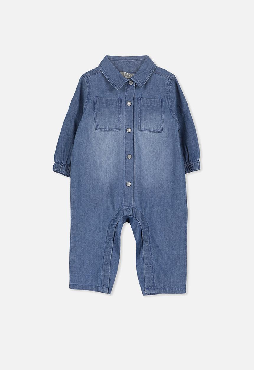 Cotton On - Micah boilersuit - blue