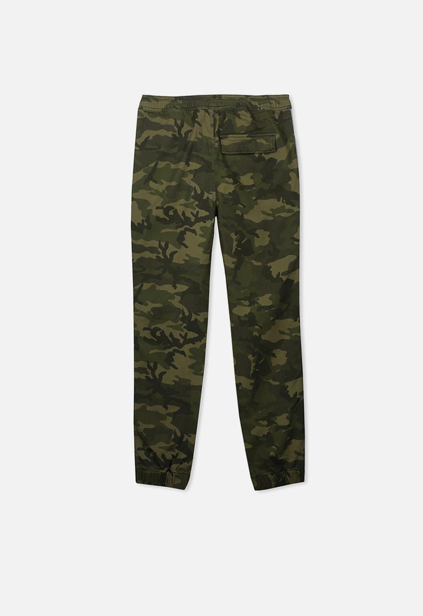 Cotton On - Rider jogger camo print pant - green