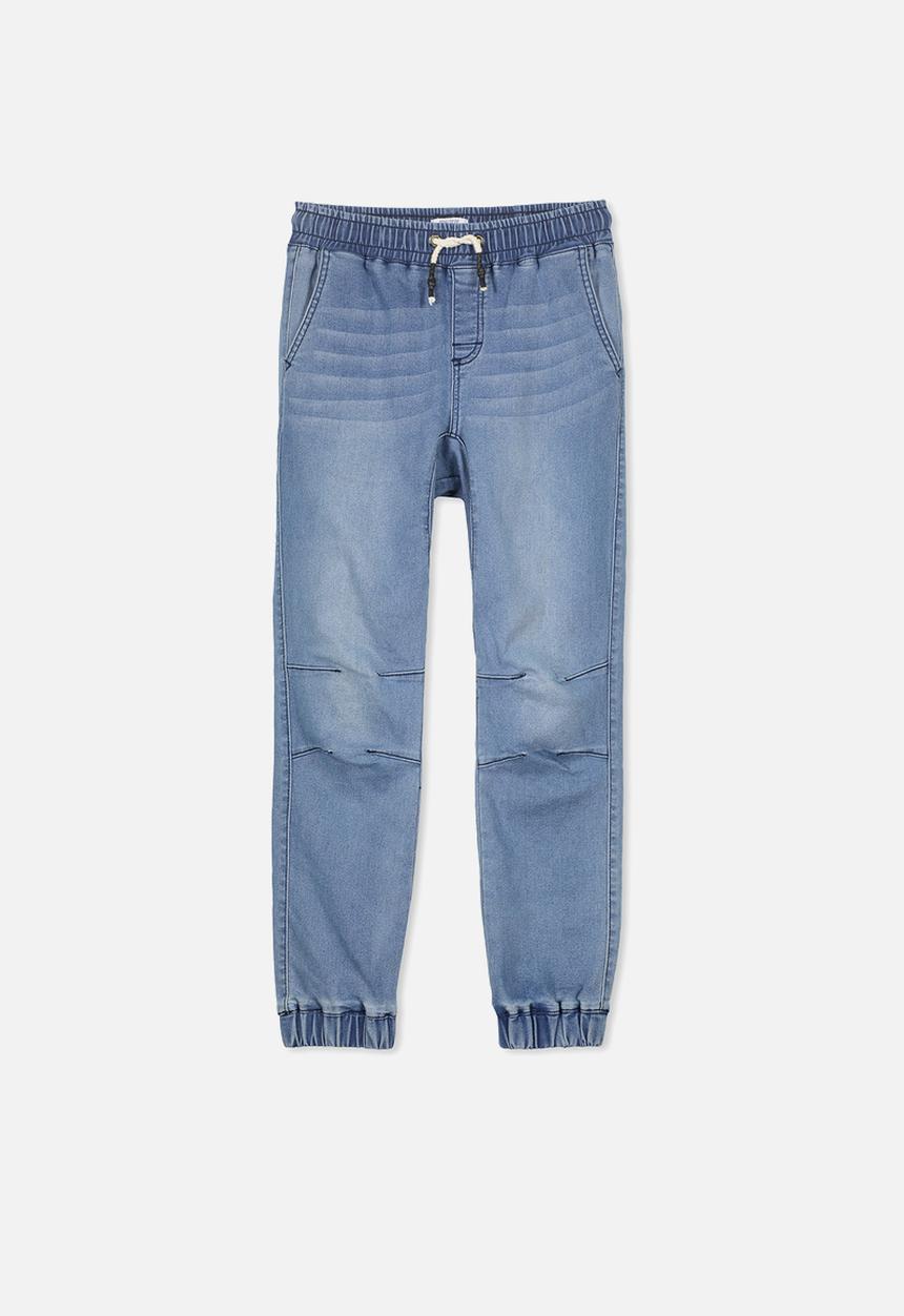 Cotton On - Slouch denim pant - blue