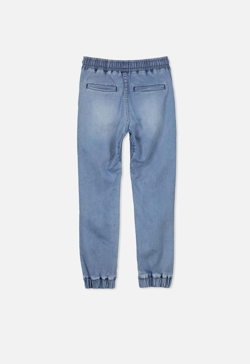 Cotton On - Slouch denim pant - blue