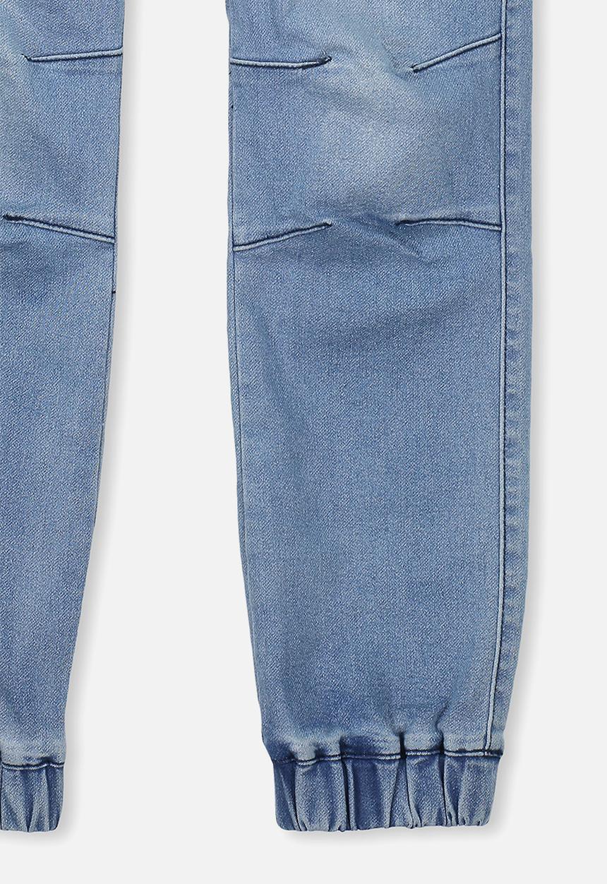Cotton On - Slouch denim pant - blue
