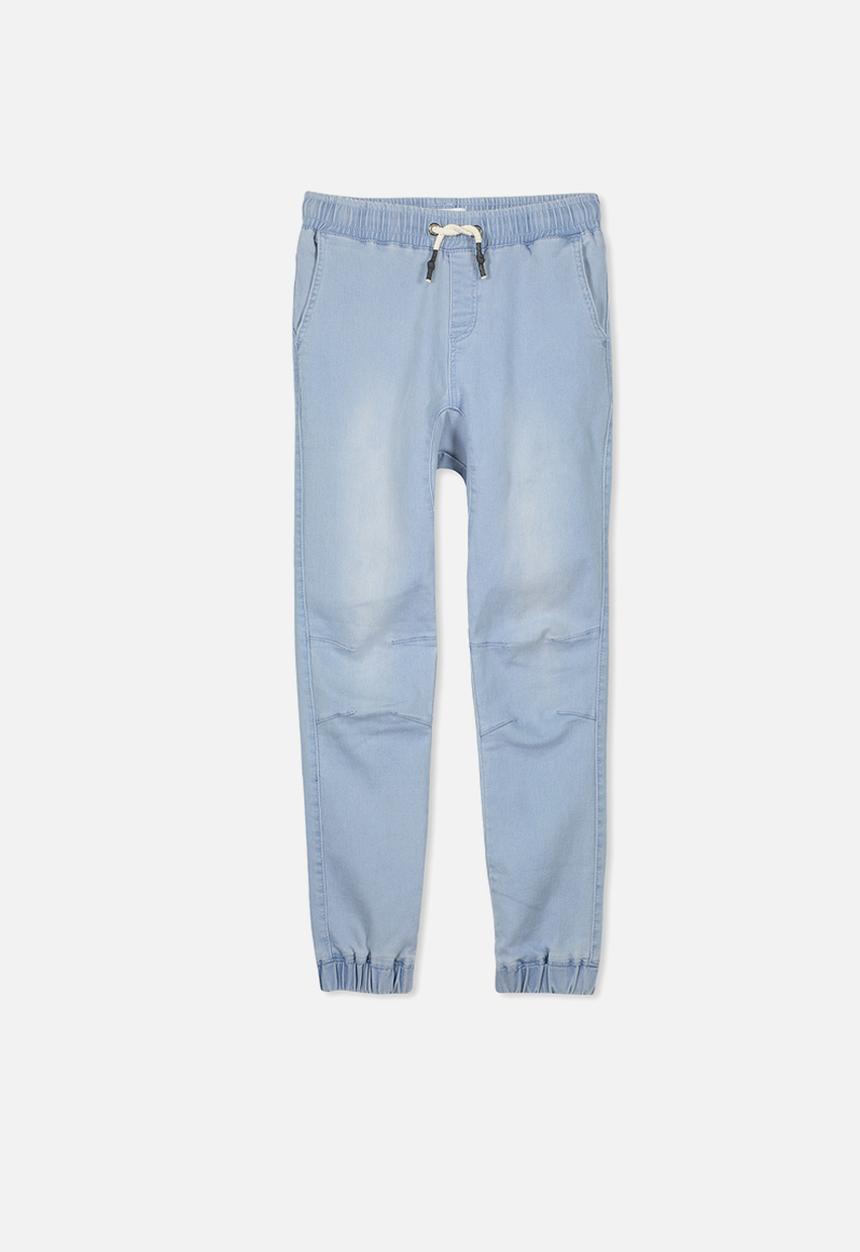 Cotton On - Slouch denim pant - blue