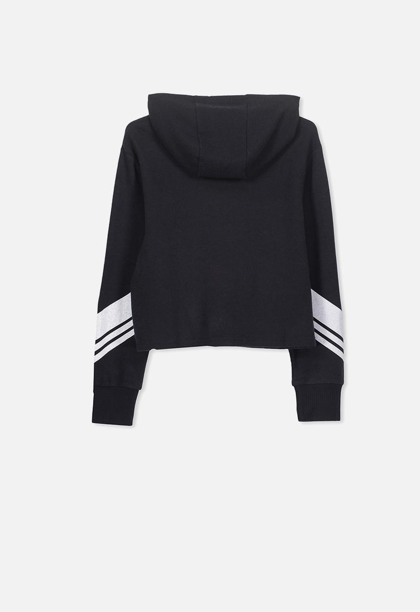 Cotton On - Super soft  long sleeve hoodie - black