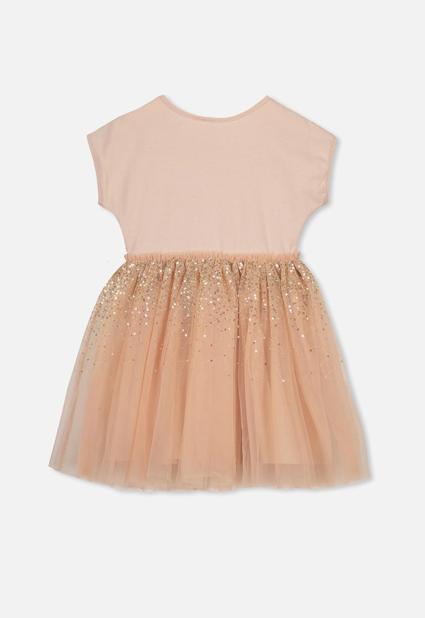 Cotton On - Inga tulle dress - pink & gold