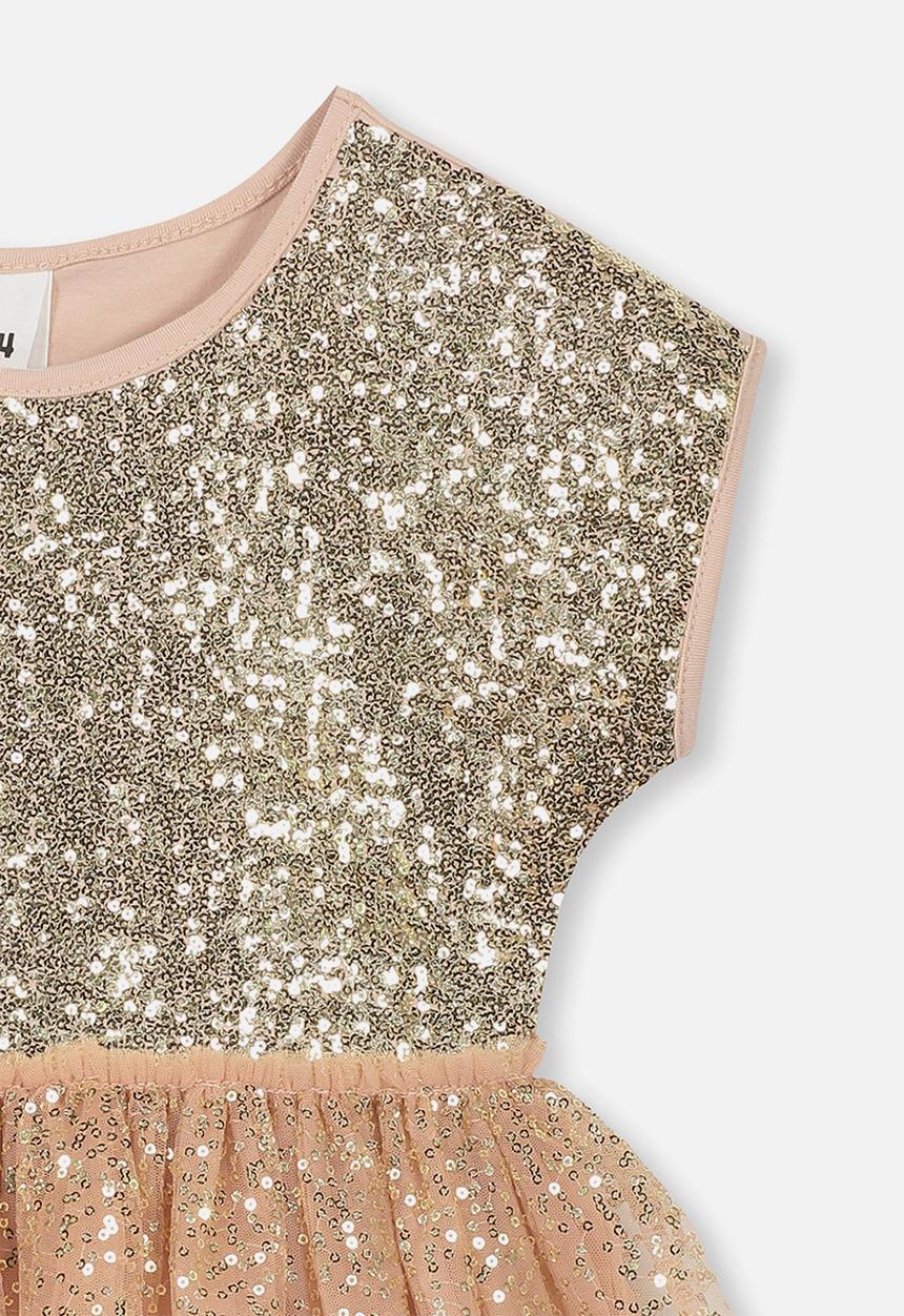 Cotton On - Inga tulle dress - pink & gold