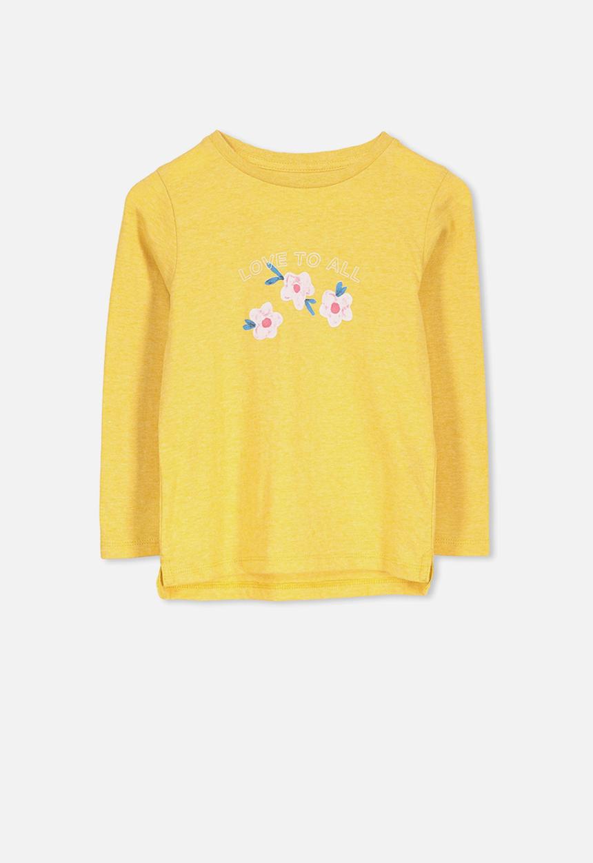 Cotton On - Long sleeve tee - yellow