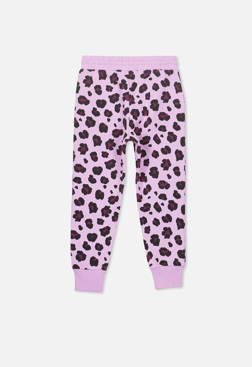 Cotton On - Leopard trackpant - purple