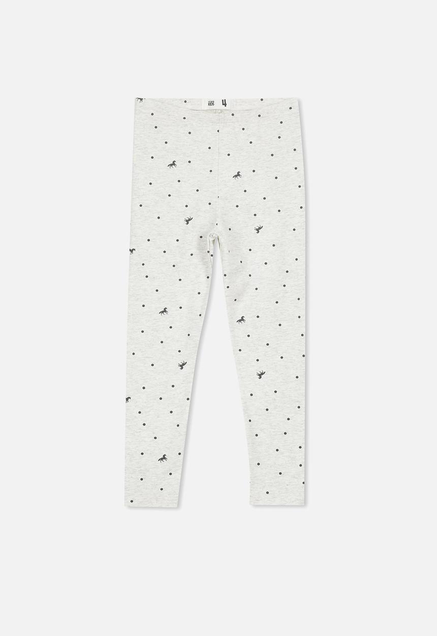 Cotton On - Huggie unicorn spot tights - grey