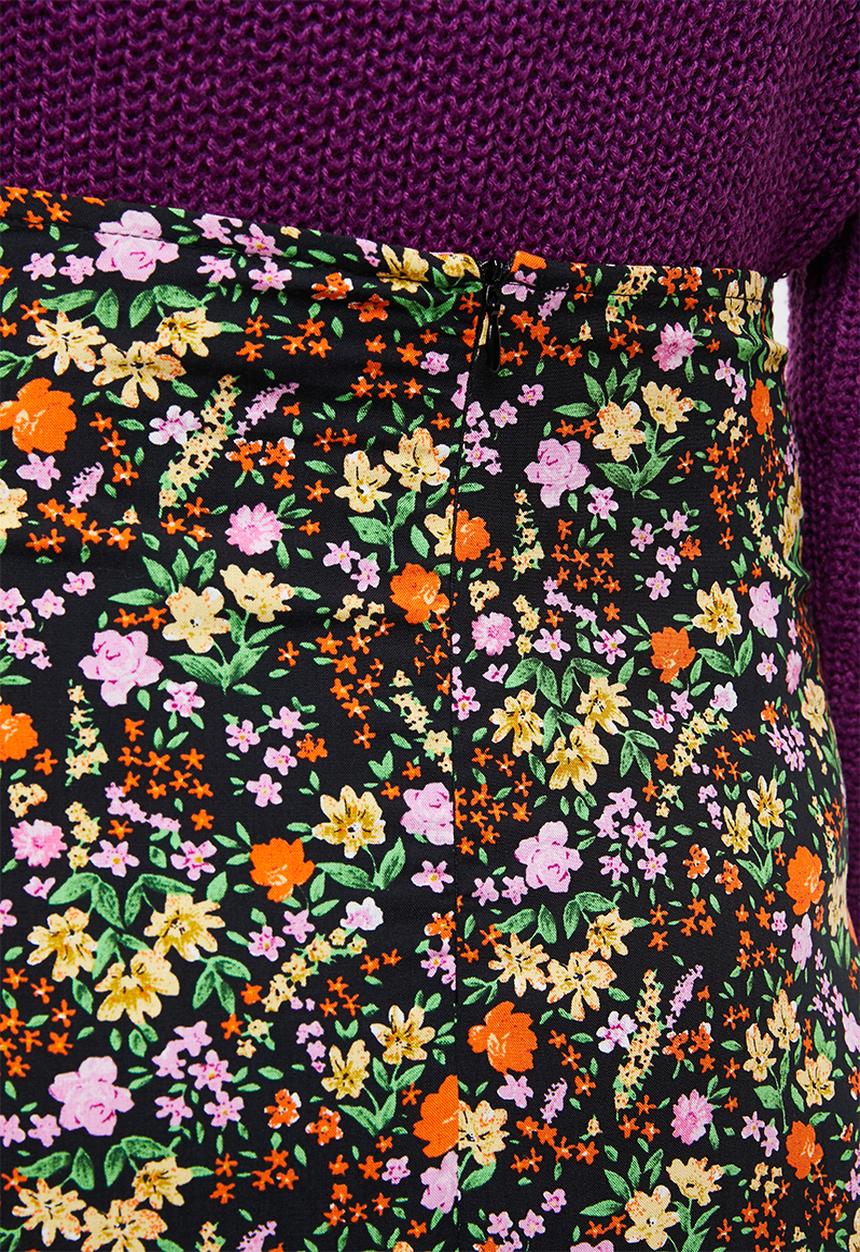 New Look - Ditsy midi skirt  - multi 