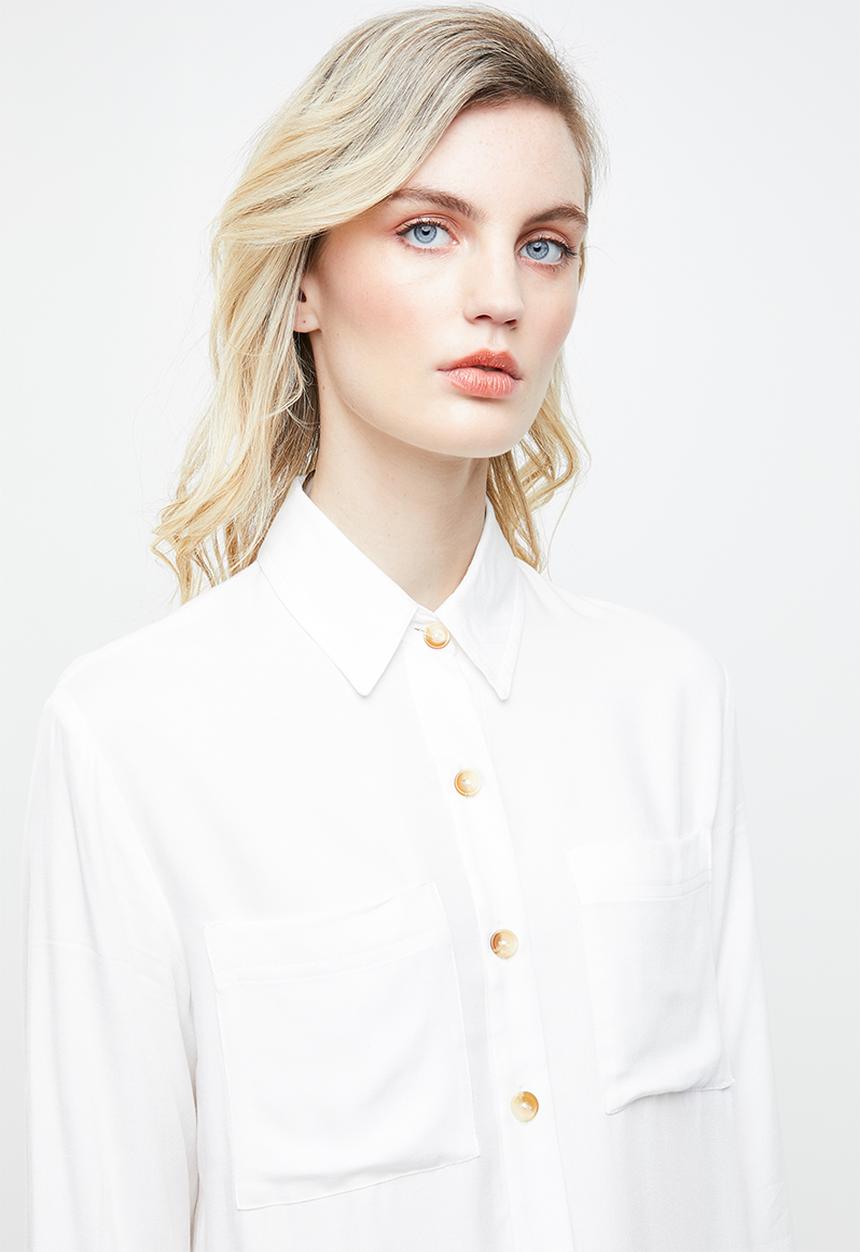 Superbalist - Soft utility shirt - white