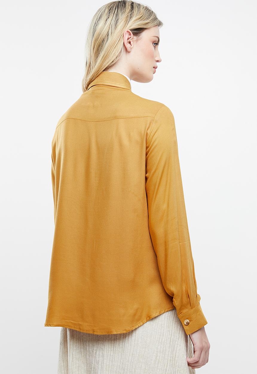 Superbalist - Soft utility shirt - yellow