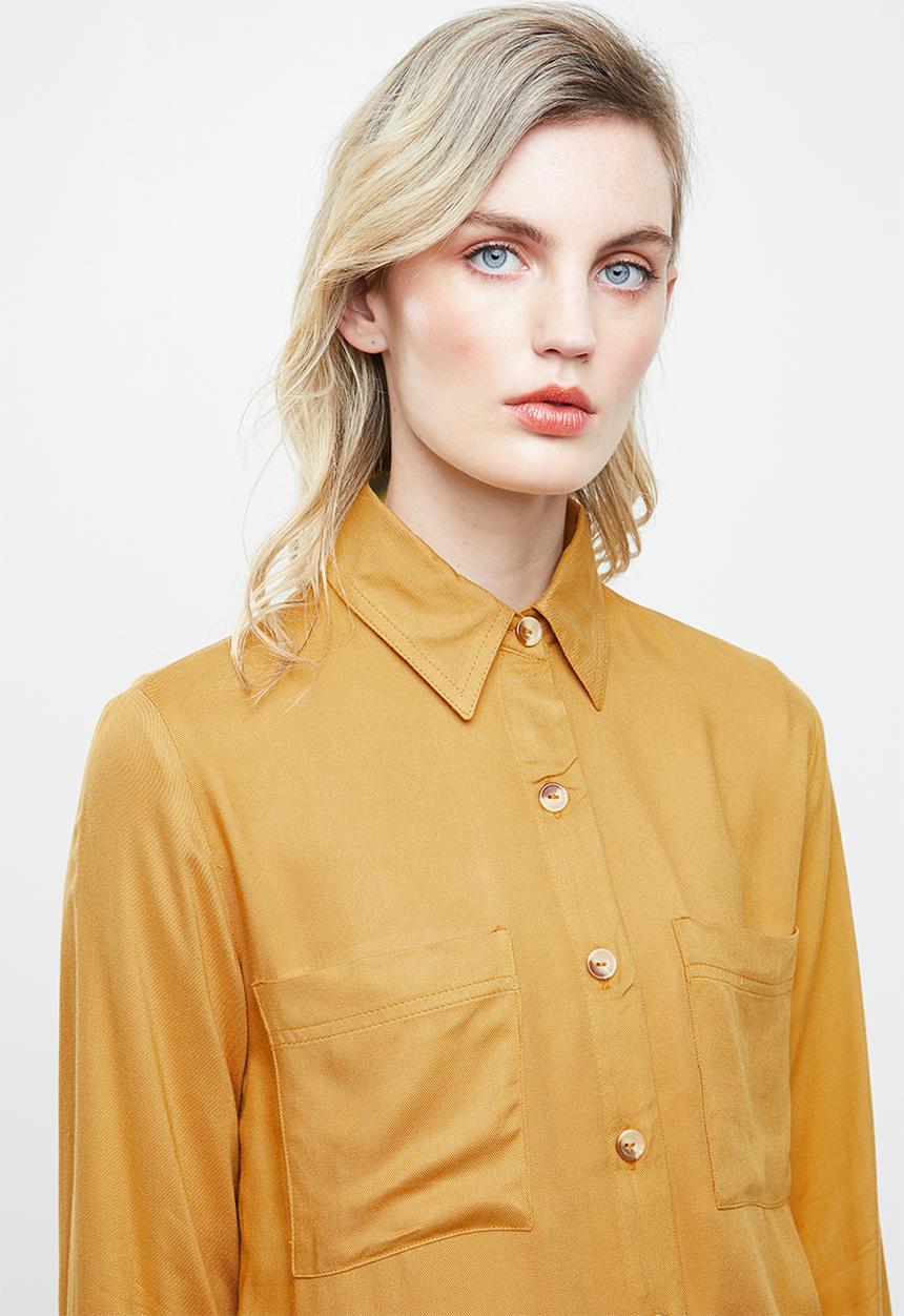 Superbalist - Soft utility shirt - yellow