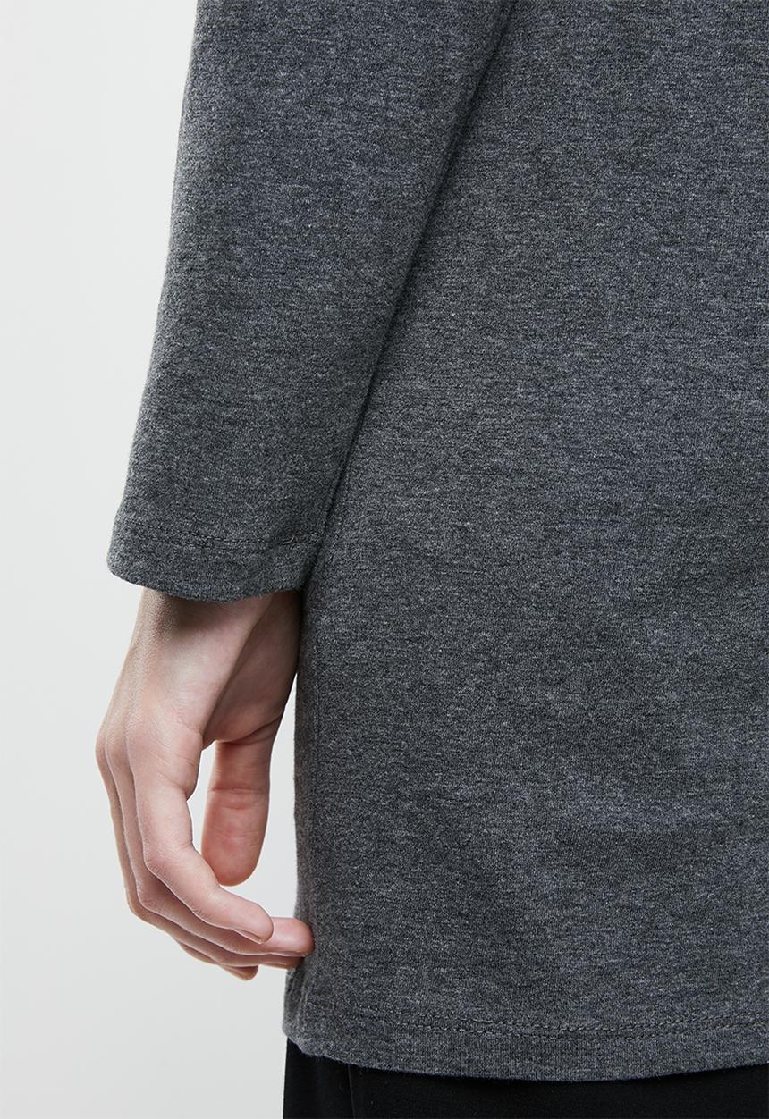Superbalist - Longline tee with pocket - charcoal 