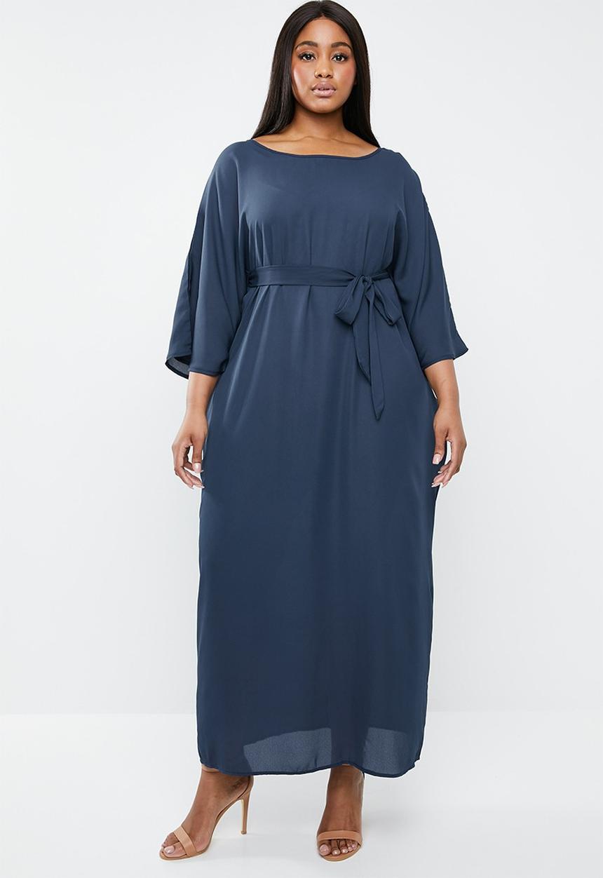 STYLE REPUBLIC PLUS - Kimono Maxi dress -navy