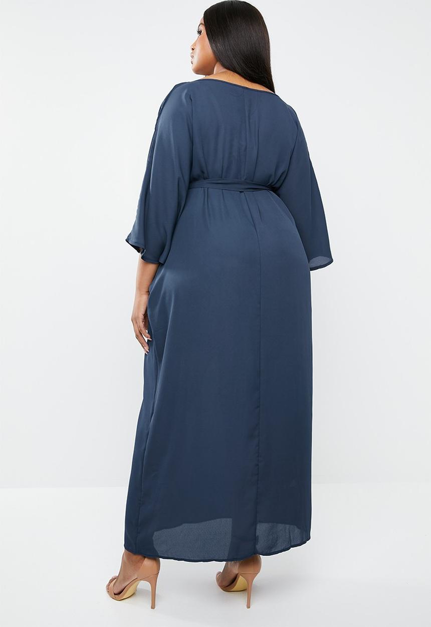 STYLE REPUBLIC PLUS - Kimono Maxi dress -navy