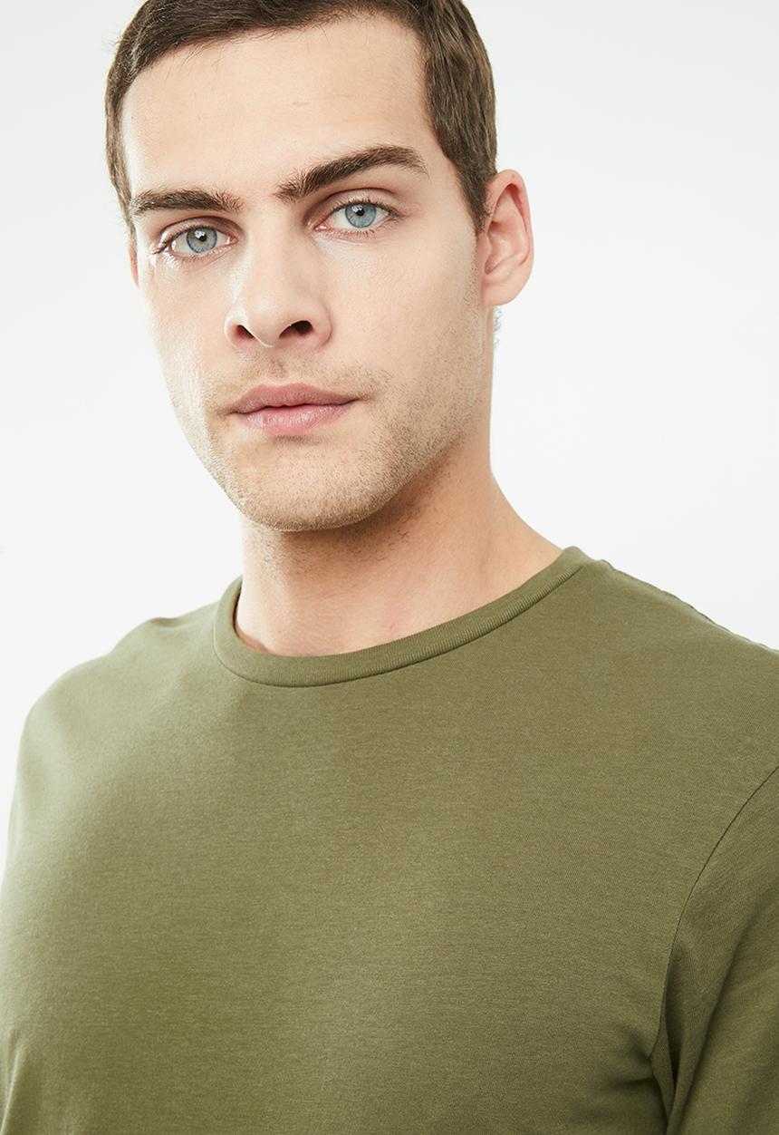 Cotton On - Essential crew tee - khaki