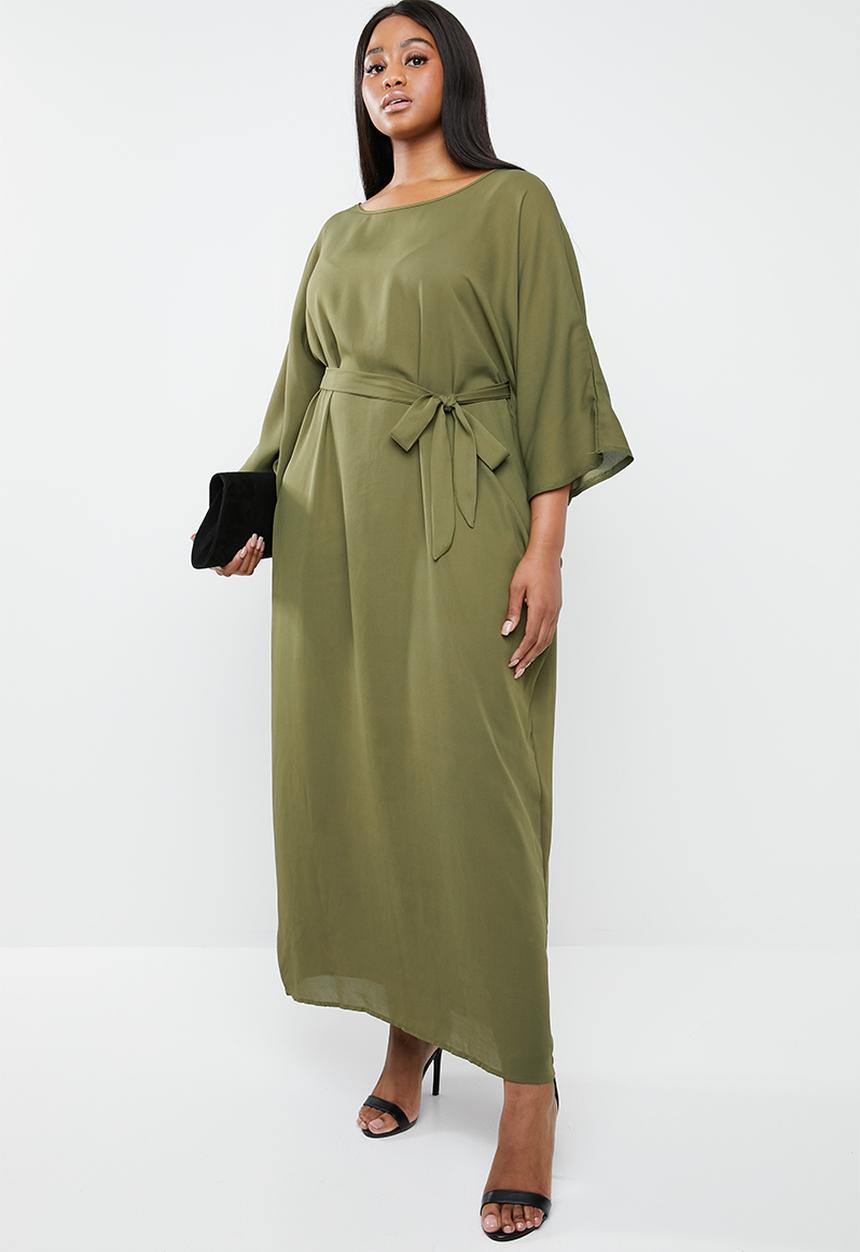 STYLE REPUBLIC PLUS - Kimono Maxi dress - khaki