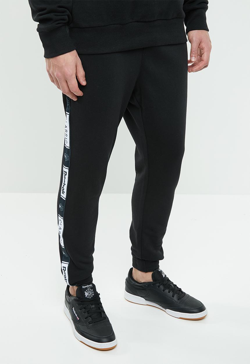 Reebok Classic - CL FT taped pant - black