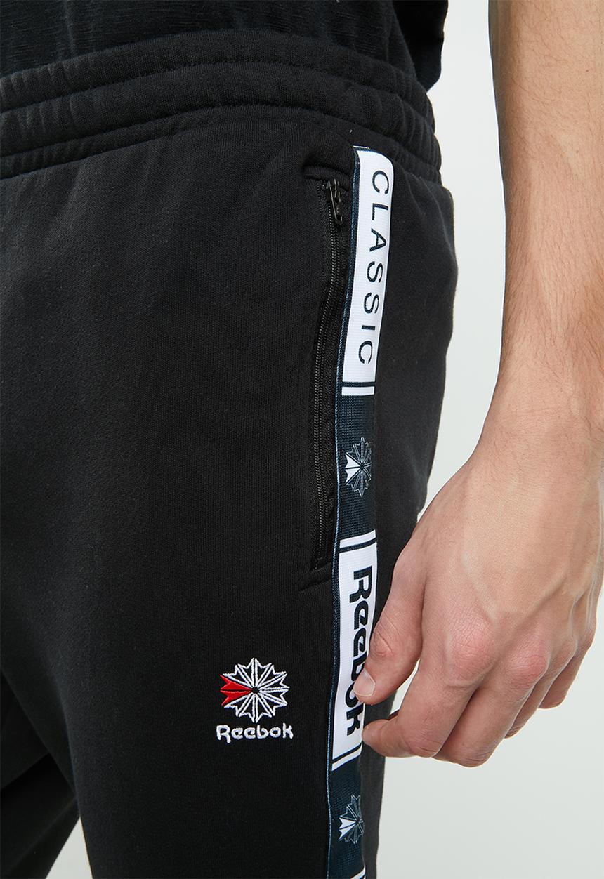 Reebok Classic - CL FT taped pant - black