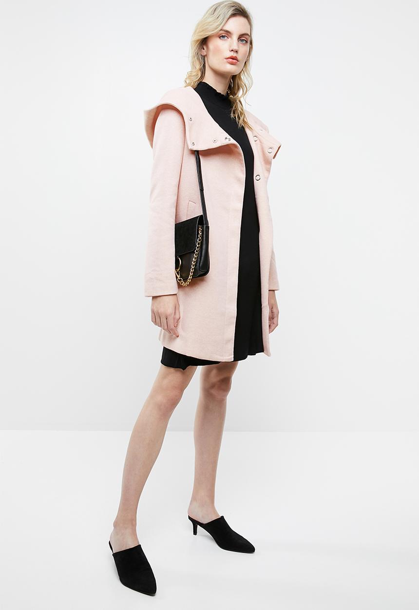 ONLY - Maddie hooded coat - rose smoke melange