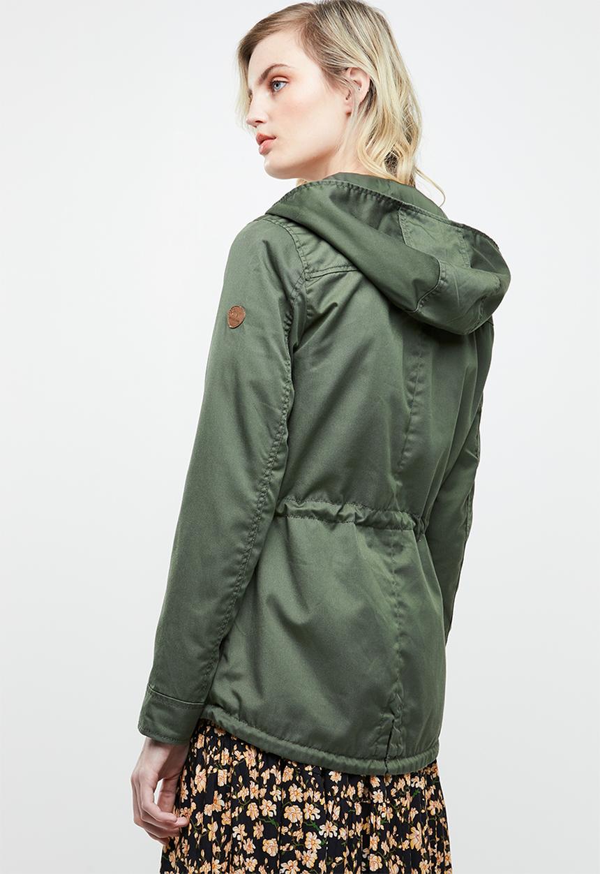 ONLY - New lorca spring canvas parka - khaki