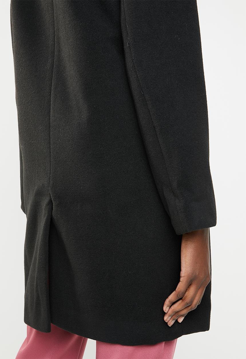 edit - Classic coat - black