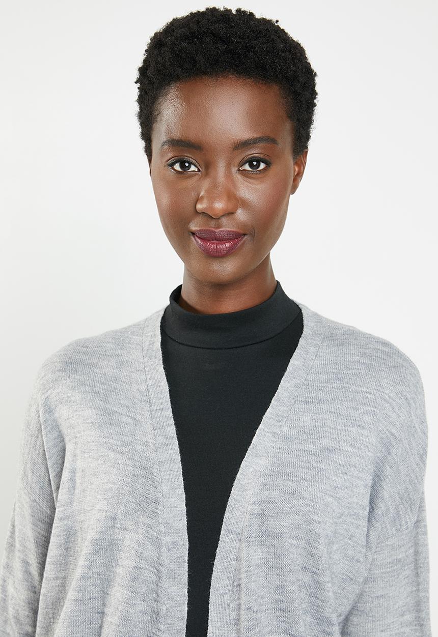 STYLE REPUBLIC - Easy fit cardigan - grey