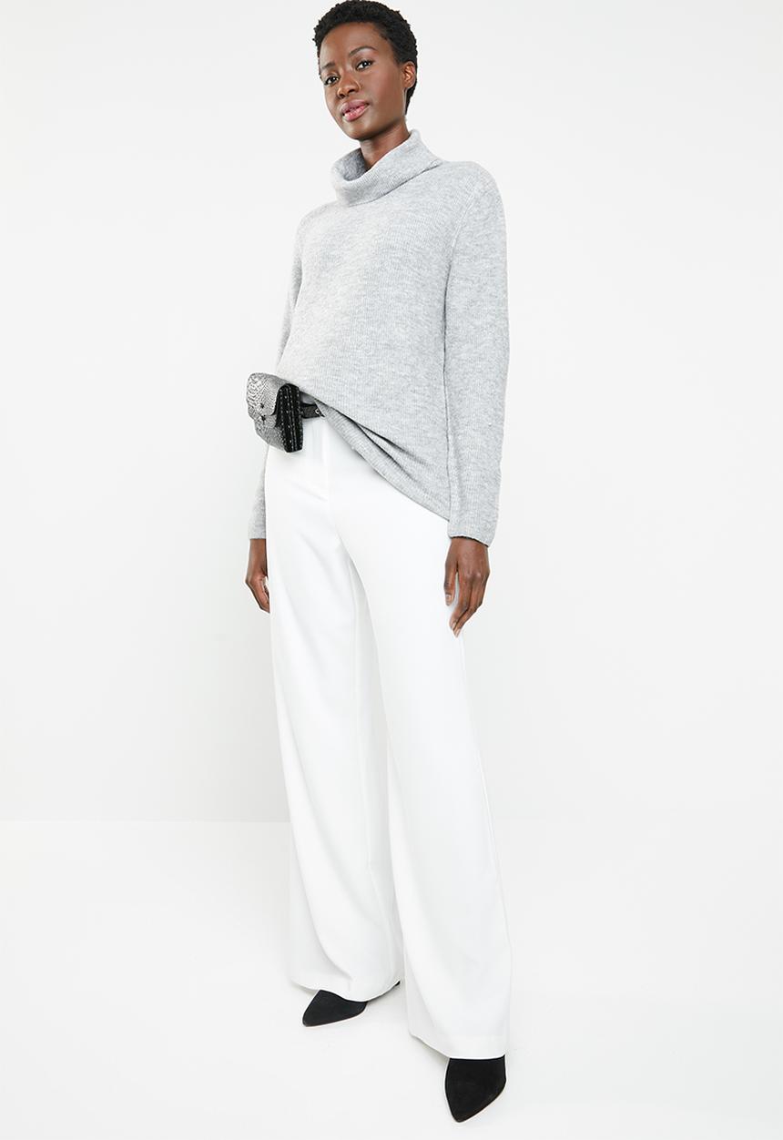 edit - Cowl neck jersey - grey