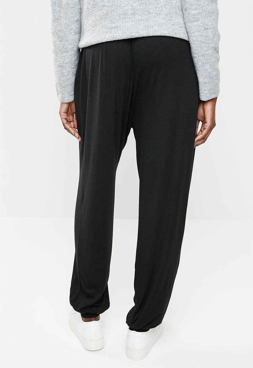 edit - Drape lounge pant - black 