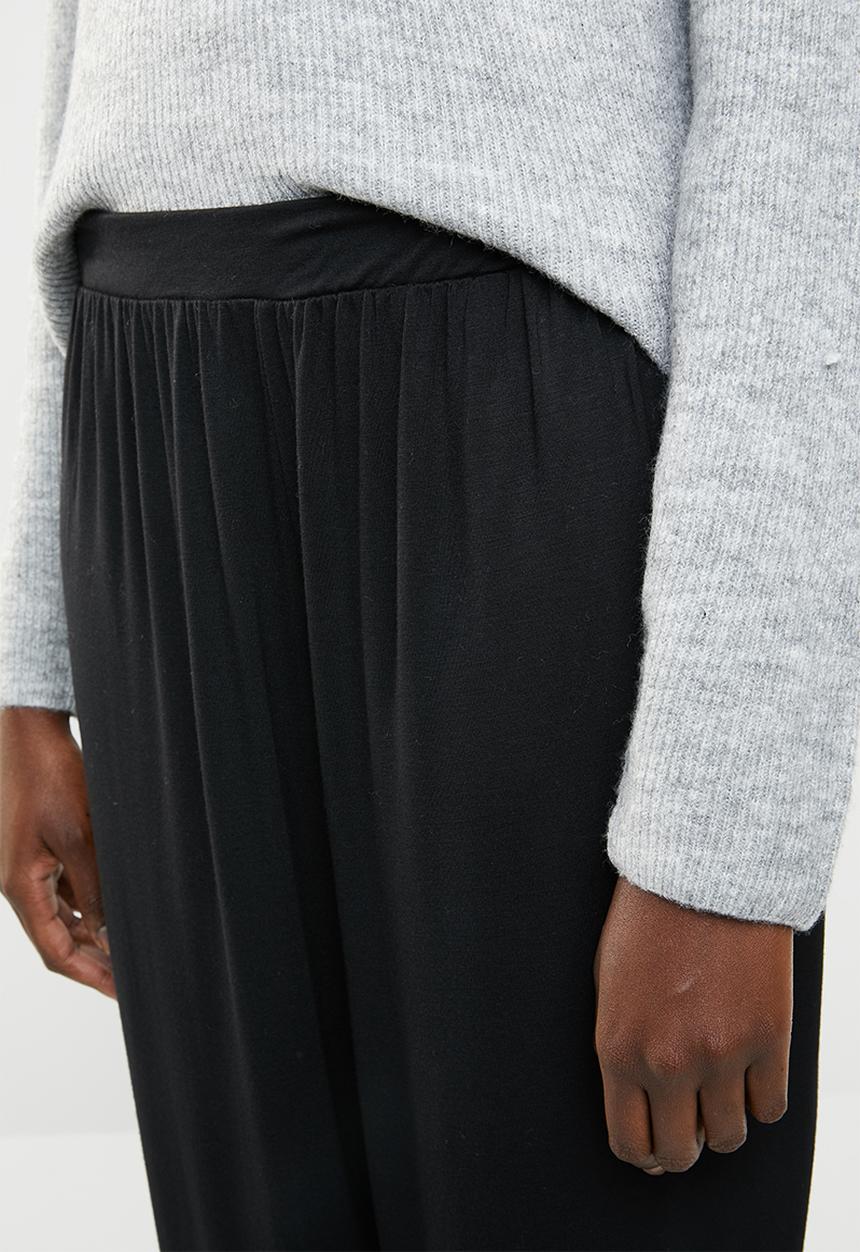 edit - Drape lounge pant - black 