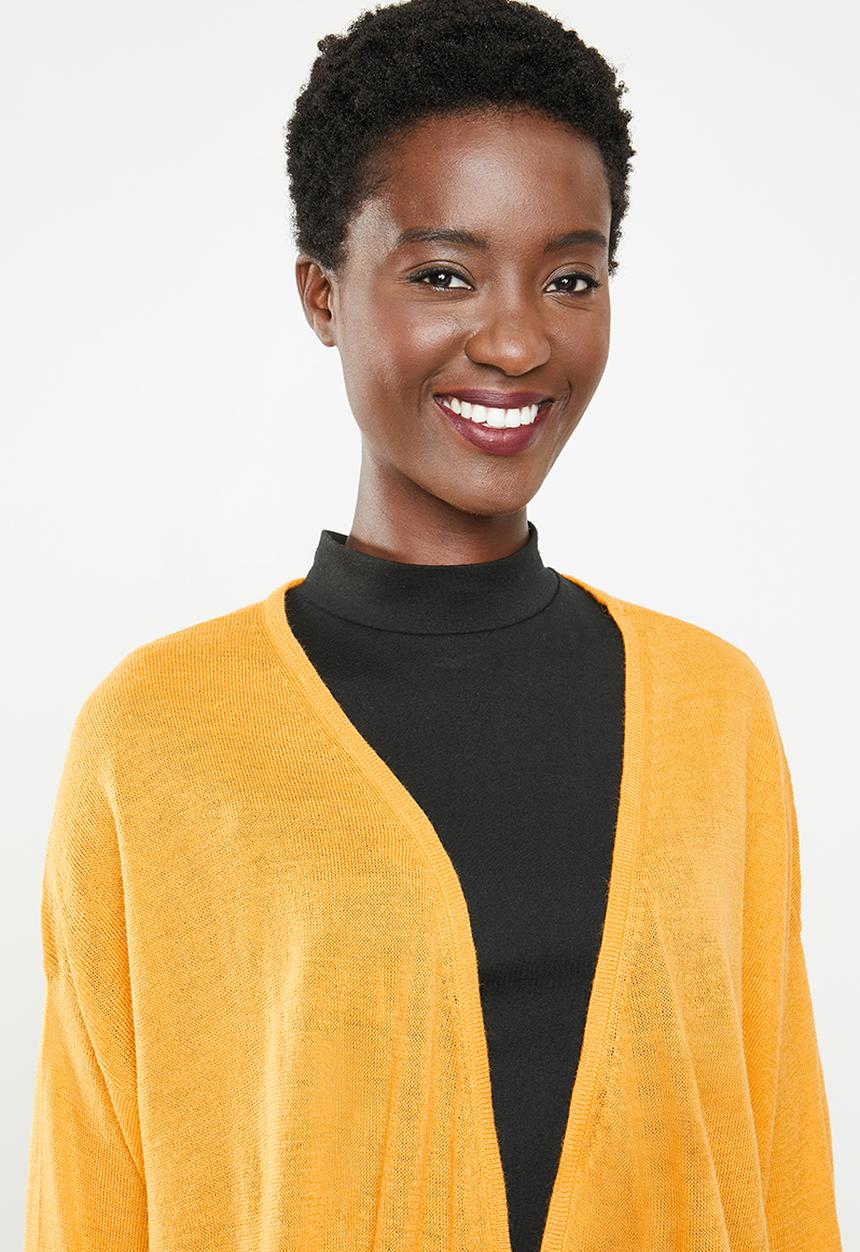 STYLE REPUBLIC - Dolman sleeve cardigan - yellow