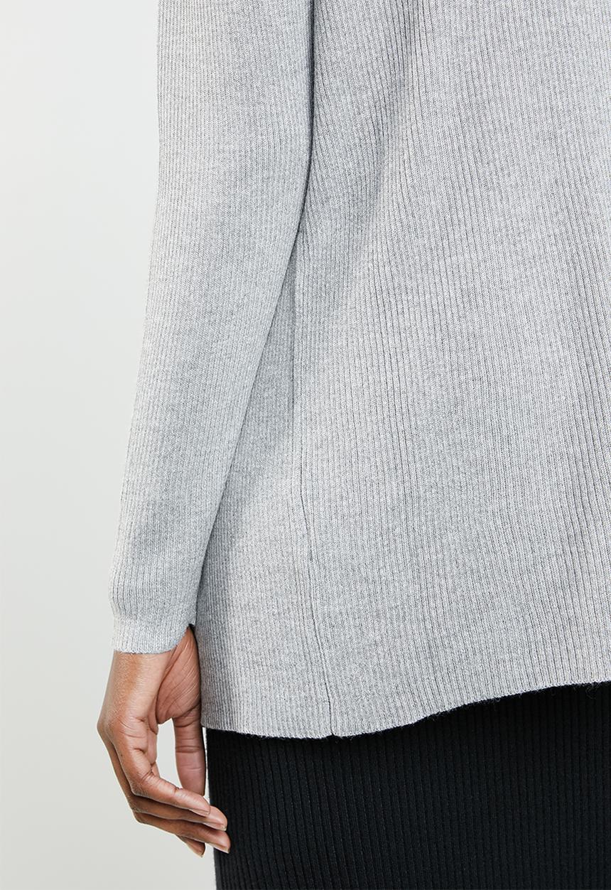 edit - Waterfall cardigan - grey