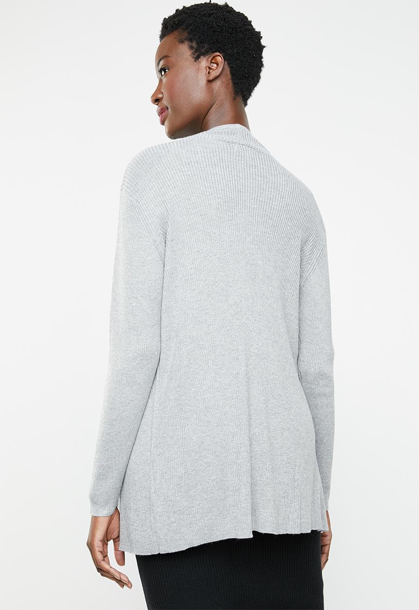 edit - Waterfall cardigan - grey